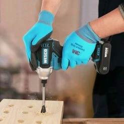 WESCOTOOLS Akku Schlagschrauber,WESCO 18V 2.0Ah Bürstenloser Schlagbohrschrauber,180 Nm,0-3600bpm,Bohrfutter Spannweite 6,35mm(1/4 Zoll), 2-Gangschaltung,LED-Licht Inkl.Gürtelclip,Akku Und Ladegerät WS2320 -Drehschlagschrauber Soldes 39582507 3