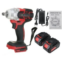 MANTA 588VF 580Nm Akku-Schlagschrauber Bürstenlos Akkuschrauber Bohrmaschine Inkl. 2 Akkus