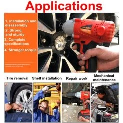 MANTA Aufladbares 1/2 "18V 520NM Schlagschrauber-Kit Für Makita-Akku -Drehschlagschrauber Soldes 40356840 4