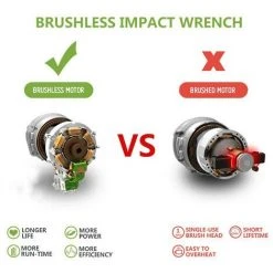 MANTA 18V Bürstenlos Bohrschrauber Schlagschrauber Akku-Schlagschrauber 520Nm - Ohne Akku -Drehschlagschrauber Soldes 40358255 4