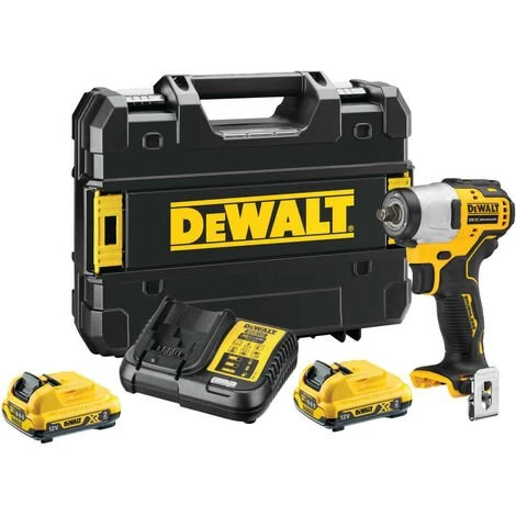 DeWALT Akku-Schlagschrauber DCF902D2-QW 3/8 Zoll 12V Inkl. 2x 2Ah Akkus, Schnellladegerät, Gürtelclip, TSTAK-Box 3 DeWALT Akku-Schlagschrauber DCF902D2-QW 3/8 Zoll 12V Inkl. 2x 2Ah Akkus, Schnellladegerät, Gürtelclip, TSTAK-Box