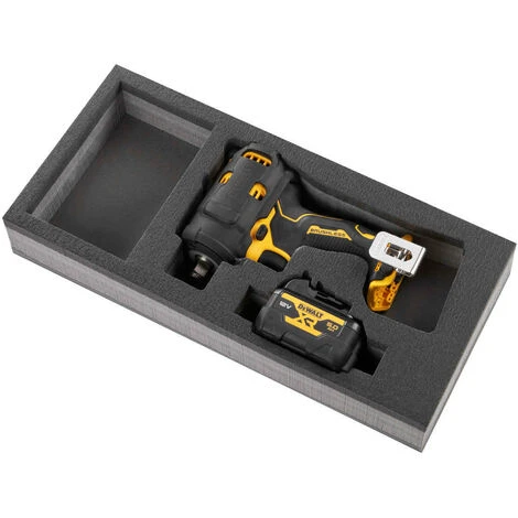 DeWALT Akku-Schlagschrauber DCF901P1G-QW 1/2 Zoll 12V, 1x 5Ah Akku, Schnellladegerät, Stoßschutz, Standard-Insert Für Werkstattwagen 4 DeWALT Akku-Schlagschrauber DCF901P1G-QW 1/2 Zoll 12V, 1x 5Ah Akku, Schnellladegerät, Stoßschutz, Standard-Insert Für Werkstattwagen – Bild 2