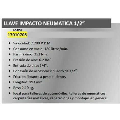 1/2 "Yamato Pneumatischer Schlagschrauber 4 1/2 "Yamato Pneumatischer Schlagschrauber – Bild 2