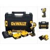 DeWalt DCF 850 P2 Akku Schlagschrauber 18 V 205 Nm 1/4" Brushless + 2x Akku 5,0 Ah + Ladegerät + TSTAK -Drehschlagschrauber Soldes 46362808 1
