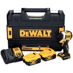 DeWalt DCF 850 P2 Akku Schlagschrauber 18 V 205 Nm 1/4" Brushless + 2x Akku 5,0 Ah + Ladegerät + TSTAK 8 DeWalt DCF 850 P2 Akku Schlagschrauber 18 V 205 Nm 1/4" Brushless + 2x Akku 5,0 Ah + Ladegerät + TSTAK -Drehschlagschrauber Soldes 46362808 2