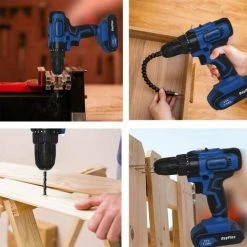 DAY PLUS Akku-Bohrer 21V Akku-Bohrschrauber Mit Hammerkopf Magnet Funktion,2x 1.5Ah Akkus,45Nm 18+1 Drehmomentstufen Akkuschrauber 2 Gang 29-tlg Zubehör-Set 9 DAY PLUS Akku-Bohrer 21V Akku-Bohrschrauber Mit Hammerkopf Magnet Funktion,2x 1.5Ah Akkus,45Nm 18+1 Drehmomentstufen Akkuschrauber 2 Gang 29-tlg Zubehör-Set -Drehschlagschrauber Soldes 47797964 3