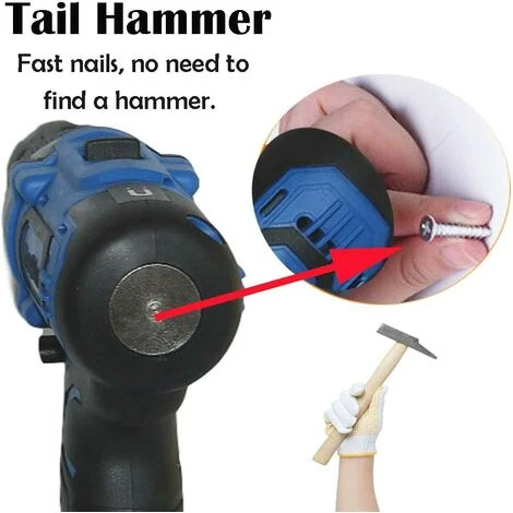 DAY PLUS 21V Akku-Bohrschrauber Mit Hammerkopf Magnet Funktion,1x 1.5Ah Akku,45Nm 18+1 Drehmomentstufen Akku-Bohrer Akkuschrauber 2 Gang 29-tlg Zubehör-Set Neu 3 DAY PLUS 21V Akku-Bohrschrauber Mit Hammerkopf Magnet Funktion,1x 1.5Ah Akku,45Nm 18+1 Drehmomentstufen Akku-Bohrer Akkuschrauber 2 Gang 29-tlg Zubehör-Set Neu – Bild 2