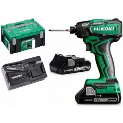 Hitachi - Hikoki - Visseuse à Chocs 18V 2 X 3.0 Ah Li-Ion 140 Nm 1/4 Dans Un Coffret - WH18DDWQZ -Drehschlagschrauber Soldes 48476714 2