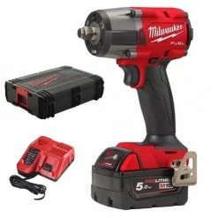 .MILWAUKEE. Milwaukee M18 FMTIW2F12/0 + 1x M18 B5 Li-Ion-Akku + M12-18FC Schnelllader