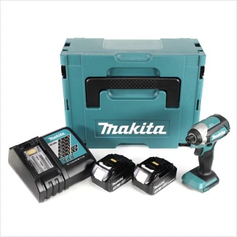Makita DTD 153 RFJ Akku Schlagschrauber 1/4" 18V 170Nm Brushless + 2x Akkus 3,0 Ah + Schnellladegerät Im Makpac 2 4 Makita DTD 153 RFJ Akku Schlagschrauber 1/4" 18V 170Nm Brushless + 2x Akkus 3,0 Ah + Schnellladegerät Im Makpac 2 – Bild 2