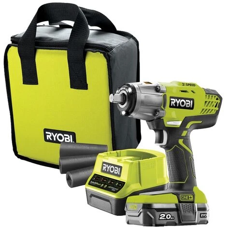 Ryobi R18IW3-120S Akku-Schlagschrauber - - 3 Ryobi R18IW3-120S Akku-Schlagschrauber - -