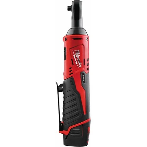 Milwaukee Akku-Ratsche M12IR-201B 1/4 Zoll 12V, 2Ah, Verstärktes Gehäuse, Langer Gasgebeschalter, Inkl. Akku U Ladegerät 3 Milwaukee Akku-Ratsche M12IR-201B 1/4 Zoll 12V, 2Ah, Verstärktes Gehäuse, Langer Gasgebeschalter, Inkl. Akku U Ladegerät