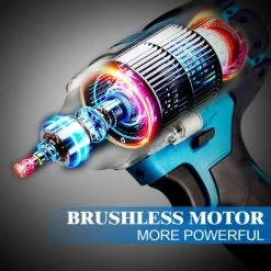 Akku-Schlagschrauber Drehschlagschrauber 2 EN 1 ONEVAN 320N.M 1/2" - Für Makita 18V Mit 1*Akku -Drehschlagschrauber Soldes 53472940 3