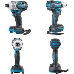 DRILLPRO 520 Nm Bürstenloser Akku-Schlagschrauber 2700 U / Min Elektroschrauber Stufenloser Schaltschalter Geeignet Für Makita 18-V-Akku -Drehschlagschrauber Soldes 56656939 3