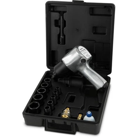 EBERTH 1/2 Zoll Druckluft Schlagschrauber Mit Koffer Und Umfangreichem Zubehör, 576 Nm Drehmoment, 125 Mm Verlängerung, Drehmomentregler, Rechts- Und Linkslauf, Hochleistungs-Schlagwerk, 17-tlg. 3 EBERTH 1/2 Zoll Druckluft Schlagschrauber Mit Koffer Und Umfangreichem Zubehör, 576 Nm Drehmoment, 125 Mm Verlängerung, Drehmomentregler, Rechts- Und Linkslauf, Hochleistungs-Schlagwerk, 17-tlg.