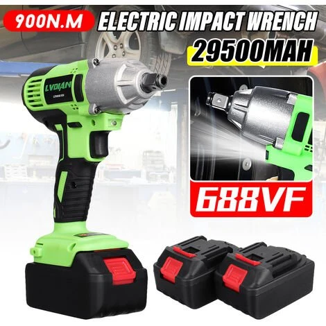 DRILLPRO Drehschlagschrauber Schlagschrauber Akku Satz 1/2'' Ratschen Set Schrauber Mit 2 Batterien 7 DRILLPRO Drehschlagschrauber Schlagschrauber Akku Satz 1/2'' Ratschen Set Schrauber Mit 2 Batterien – Bild 5