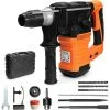 GOPLUS Professional Bohrhammer, 1500W Elektrobohrmaschine Mit 8mm/10mm/12mm Bohrer, 800 U/min & 4000 B/min Schlagbohrmaschine Mit 6 Gaenge Für Holz Beton Stahl 2 GOPLUS Professional Bohrhammer, 1500W Elektrobohrmaschine Mit 8mm/10mm/12mm Bohrer, 800 U/min & 4000 B/min Schlagbohrmaschine Mit 6 Gaenge Für Holz Beton Stahl -Drehschlagschrauber Soldes 57493148 1