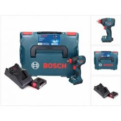 Bosch GDX 18V-210 C Professional Akku Drehschlagschrauber 18 V 210 Nm Brushless + 1x Akku 2,0 Ah + Ladegerät + Connectivity Modul + L-Boxx