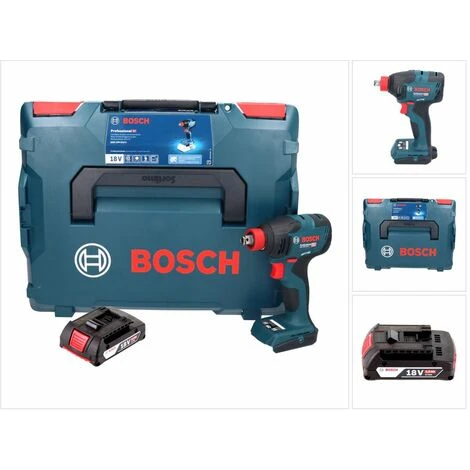 Bosch GDX 18V-210 C Professional Akku Drehschlagschrauber 18 V 210 Nm Brushless + 1x Akku 2,0 Ah + Connectivity Modul + L-Boxx - Ohne Ladegerät 6 Bosch GDX 18V-210 C Professional Akku Drehschlagschrauber 18 V 210 Nm Brushless + 1x Akku 2,0 Ah + Connectivity Modul + L-Boxx - Ohne Ladegerät – Bild 4