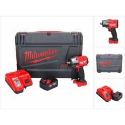 .MILWAUKEE. Milwaukee M18 FMTIW2F12-401X Akku Schlagschrauber 18 V 745 Nm 1/2" Brushless + 1x Akku 4,0 Ah + Ladegerät + HD Box 10 .MILWAUKEE. Milwaukee M18 FMTIW2F12-401X Akku Schlagschrauber 18 V 745 Nm 1/2" Brushless + 1x Akku 4,0 Ah + Ladegerät + HD Box -Drehschlagschrauber Soldes 58810614 4