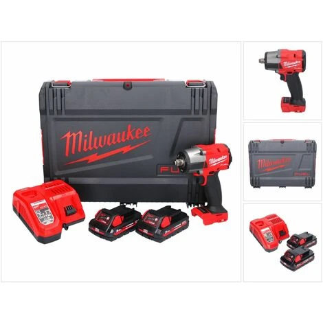 .MILWAUKEE. Milwaukee M18 FMTIW2F12-302X Akku Schlagschrauber 18 V 745 Nm 1/2" Brushless + 2x Akku 3,0 Ah + Ladegerät + HD Box 7 .MILWAUKEE. Milwaukee M18 FMTIW2F12-302X Akku Schlagschrauber 18 V 745 Nm 1/2" Brushless + 2x Akku 3,0 Ah + Ladegerät + HD Box – Bild 5