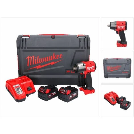 .MILWAUKEE. Milwaukee M18 FMTIW2F12-402X Akku Schlagschrauber 18 V 745 Nm 1/2" Brushless + 2x Akku 4,0 Ah + Ladegerät + HD Box 3 .MILWAUKEE. Milwaukee M18 FMTIW2F12-402X Akku Schlagschrauber 18 V 745 Nm 1/2" Brushless + 2x Akku 4,0 Ah + Ladegerät + HD Box