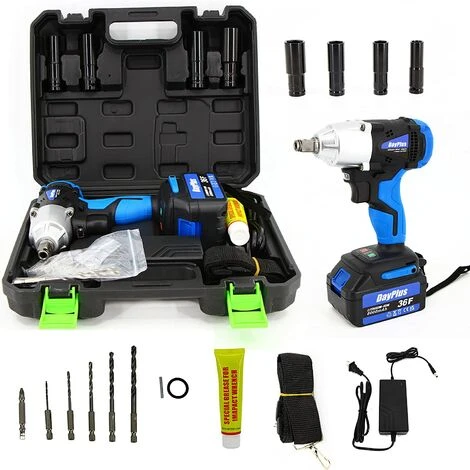 DAY PLUS 3 In 1 Akku Schlagschrauber 1/2 Zoll & 420Nm Drehmoment Akku Bohrschrauber & Akkuschrauber Mit 6.0 Ah Akku, LED-Arbeitslicht, 18V Akku Drehschlagschrauber Mit Koffer Und 16pcs Zubehör 6 DAY PLUS 3 In 1 Akku Schlagschrauber 1/2 Zoll & 420Nm Drehmoment Akku Bohrschrauber & Akkuschrauber Mit 6.0 Ah Akku, LED-Arbeitslicht, 18V Akku Drehschlagschrauber Mit Koffer Und 16pcs Zubehör – Bild 4