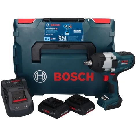 Bosch GDS 18V-1000 Professional Akku Drehschlagschrauber 18 V 1000 Nm BITURBO Brushless + 2x ProCORE Akku 4,0 Ah + Ladegerät + L-Boxx 5 Bosch GDS 18V-1000 Professional Akku Drehschlagschrauber 18 V 1000 Nm BITURBO Brushless + 2x ProCORE Akku 4,0 Ah + Ladegerät + L-Boxx – Bild 3