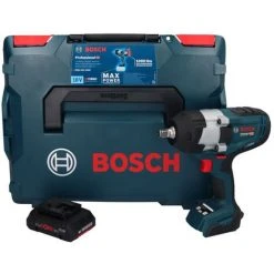 Bosch GDS 18V-1000 Professional Akku Drehschlagschrauber 18 V 1000 Nm BITURBO Brushless + 1x ProCORE Akku 4,0 Ah + L-Boxx - Ohne Ladegerät -Drehschlagschrauber Soldes 59585423 2