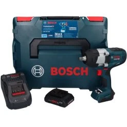 Bosch GDS 18V-1000 Professional Akku Drehschlagschrauber 18 V 1000 Nm BITURBO Brushless + 1x ProCORE Akku 4,0 Ah + Ladegerät + L-Boxx