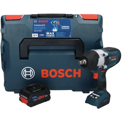 Bosch GDS 18V-1000 C Professional Akku Drehschlagschrauber 18 V 1000 Nm BITURBO Brushless + 1x ProCORE Akku 5,5 Ah + GCY 42 Bluetooth Modul + L-Boxx - Ohne Ladegerät 4 Bosch GDS 18V-1000 C Professional Akku Drehschlagschrauber 18 V 1000 Nm BITURBO Brushless + 1x ProCORE Akku 5,5 Ah + GCY 42 Bluetooth Modul + L-Boxx - Ohne Ladegerät – Bild 2