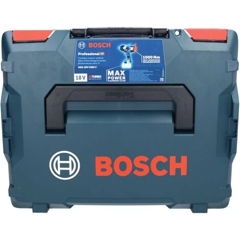 Bosch GDS 18V-1000 C Professional Akku Drehschlagschrauber 18 V 1000 Nm BITURBO Brushless + 1x ProCORE Akku 8,0 Ah + GCY 42 Bluetooth Modul + L-Boxx - Ohne Ladegerät 6 Bosch GDS 18V-1000 C Professional Akku Drehschlagschrauber 18 V 1000 Nm BITURBO Brushless + 1x ProCORE Akku 8,0 Ah + GCY 42 Bluetooth Modul + L-Boxx - Ohne Ladegerät – Bild 4