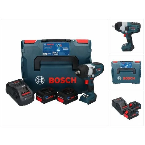 Bosch GDS 18V-1000 C Professional Akku Drehschlagschrauber 18 V 1000 Nm BITURBO Brushless + 2x ProCORE Akku 5,5 Ah + Ladegerät + GCY 42 Bluetooth Modul + L-Boxx 3 Bosch GDS 18V-1000 C Professional Akku Drehschlagschrauber 18 V 1000 Nm BITURBO Brushless + 2x ProCORE Akku 5,5 Ah + Ladegerät + GCY 42 Bluetooth Modul + L-Boxx