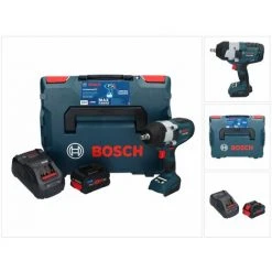 Bosch GDS 18V-1000 C Professional Akku Drehschlagschrauber 18 V 1000 Nm BITURBO Brushless + 1x ProCORe Akku 8,0 Ah + Ladegerät + GCY 42 Bluetooth Modul + L-Boxx