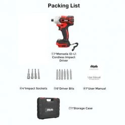 MENSELA Akku Schlagschrauber Bürstenloser Schrauber Ohne Akku 8 MENSELA Akku Schlagschrauber Bürstenloser Schrauber Ohne Akku -Drehschlagschrauber Soldes 60708256 3