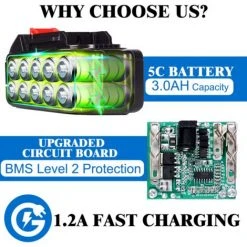 ONEVAN 18 V 1/2 Zoll Bürstenloser Elektrischer Schlagschrauber Mit 1 Stecker 2 Akku Handbohrmaschine Akkuschrauber Elektrowerkzeug Schraubendreher -Drehschlagschrauber Soldes 63595765 4