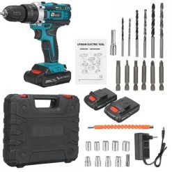 MOHOO 350 Nm Akku-Bohrhammer/Schlagschrauber Mit 2 Akkus -Drehschlagschrauber Soldes 63729822 5