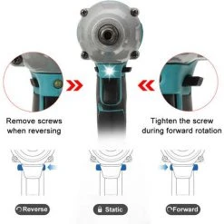 MUSTOOL Akku-Schlagschrauber Ratschen Schrauber Akku & Stecknüsse 2 Akkus 11 MUSTOOL Akku-Schlagschrauber Ratschen Schrauber Akku & Stecknüsse 2 Akkus -Drehschlagschrauber Soldes 63729826 5