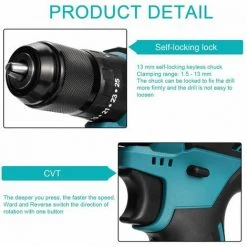 MOHOO 18-V-Akku-Schlagschrauber Bürstenloser Treiber Ladegerät Mit 1 Akku 9 MOHOO 18-V-Akku-Schlagschrauber Bürstenloser Treiber Ladegerät Mit 1 Akku -Drehschlagschrauber Soldes 63729829 3