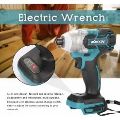 LIFCAUSAL 18V Akku-Schlagschrauber Schraubendreher Bürstenloser Motor Elektrischer Schraubenschlüssel Mit Hohem Drehmoment 8 LIFCAUSAL 18V Akku-Schlagschrauber Schraubendreher Bürstenloser Motor Elektrischer Schraubenschlüssel Mit Hohem Drehmoment -Drehschlagschrauber Soldes 63813032 2