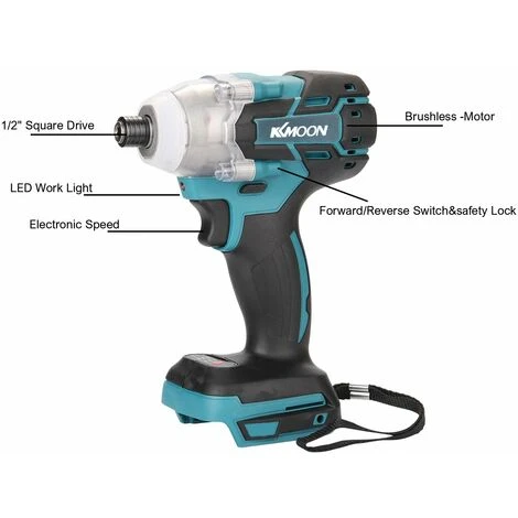 LIFCAUSAL 18V Akku-Schlagschrauber Schraubendreher Bürstenloser Motor Elektrischer Schraubenschlüssel Mit Hohem Drehmoment 5 LIFCAUSAL 18V Akku-Schlagschrauber Schraubendreher Bürstenloser Motor Elektrischer Schraubenschlüssel Mit Hohem Drehmoment – Bild 3