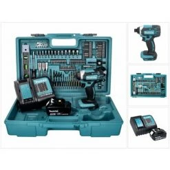 Makita DTD 152 STX5 Akku Schlagschrauber 18 V 165 Nm + 1x Akku 5,0 Ah + Ladegerät + 101 Tlg. Zubehör Set + Koffer 10 Makita DTD 152 STX5 Akku Schlagschrauber 18 V 165 Nm + 1x Akku 5,0 Ah + Ladegerät + 101 Tlg. Zubehör Set + Koffer -Drehschlagschrauber Soldes 63842267 4