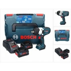 Bosch GDS 18V-1050 H Akku Drehschlagschrauber 18 V 1050 Nm 3/4" Biturbo Brushless + 2x ProCORE Akku 5,5 Ah + Ladegerät + L-Boxx ( 06019J8503 )
