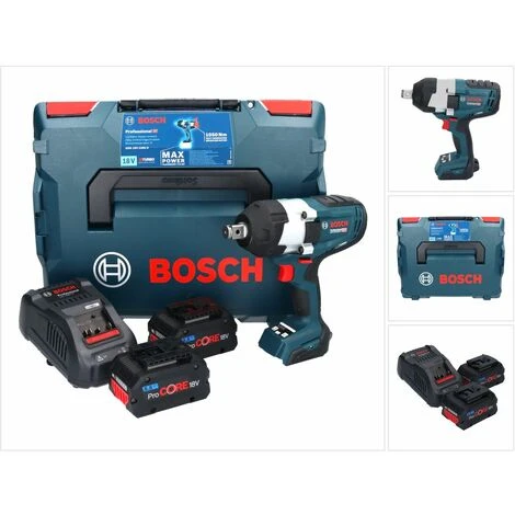 Bosch GDS 18V-1050 H Akku Drehschlagschrauber 18 V 1050 Nm 3/4" Biturbo Brushless + 2x ProCORE Akku 5,5 Ah + Ladegerät + L-Boxx ( 06019J8503 ) 3 Bosch GDS 18V-1050 H Akku Drehschlagschrauber 18 V 1050 Nm 3/4" Biturbo Brushless + 2x ProCORE Akku 5,5 Ah + Ladegerät + L-Boxx ( 06019J8503 )