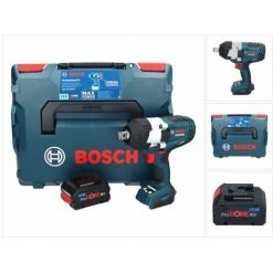 Bosch GDS 18V-1050 H Akku Drehschlagschrauber 18 V 1050 Nm 3/4" Biturbo Brushless + 1x ProCORE Akku 5,5 Ah + L-Boxx - Ohne Ladegerät