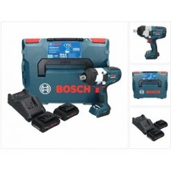 Bosch GDS 18V-1050 H Akku Drehschlagschrauber 18 V 1050 Nm 3/4" Biturbo Brushless + 2x ProCORE Akku 4,0 Ah + Ladegerät + L-Boxx