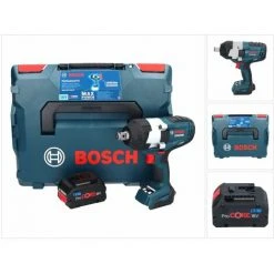 Bosch GDS 18V-1050 H Akku Drehschlagschrauber 18 V 1050 Nm 3/4" Biturbo Brushless + 1x ProCORE Akku 8,0 Ah + L-Boxx - Ohne Ladegerät