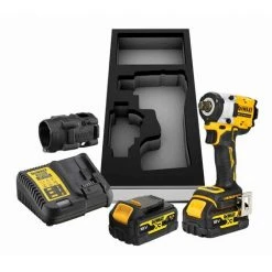 DeWALT Akku-Schlagschrauber DCF921P2G-QW XR, Akkuschrauber, 610 Nm, 1/2 Zoll Aufnahme, Inkl. 2x G-Akku, 18V 5Ah
