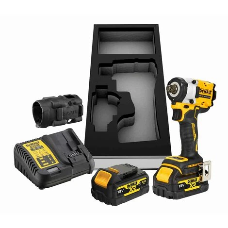 DeWALT Akku-Schlagschrauber DCF921P2G-QW XR, Akkuschrauber, 610 Nm, 1/2 Zoll Aufnahme, Inkl. 2x G-Akku, 18V 5Ah 3 DeWALT Akku-Schlagschrauber DCF921P2G-QW XR, Akkuschrauber, 610 Nm, 1/2 Zoll Aufnahme, Inkl. 2x G-Akku, 18V 5Ah