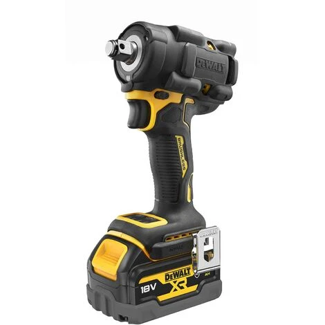 DeWALT Akku-Schlagschrauber DCF921P2G-QW XR, Akkuschrauber, 610 Nm, 1/2 Zoll Aufnahme, Inkl. 2x G-Akku, 18V 5Ah 4 DeWALT Akku-Schlagschrauber DCF921P2G-QW XR, Akkuschrauber, 610 Nm, 1/2 Zoll Aufnahme, Inkl. 2x G-Akku, 18V 5Ah – Bild 2